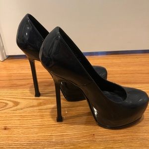 YSL Deep Navy Tribtoo 105 heel